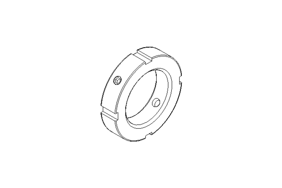 Slotted nut M35x1.5 ST