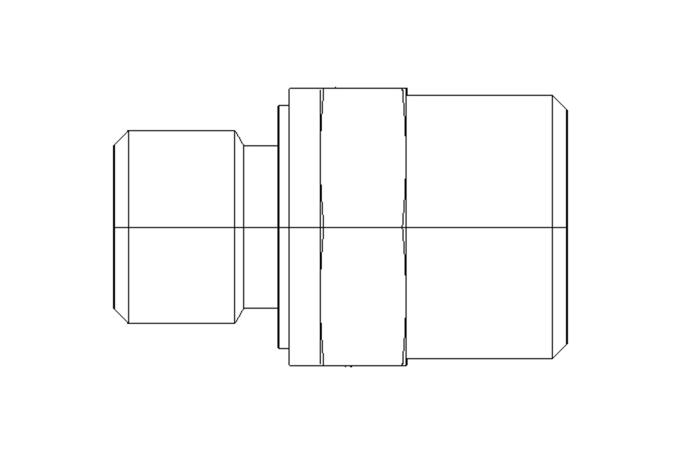 Connecting piece L 12 R1/4