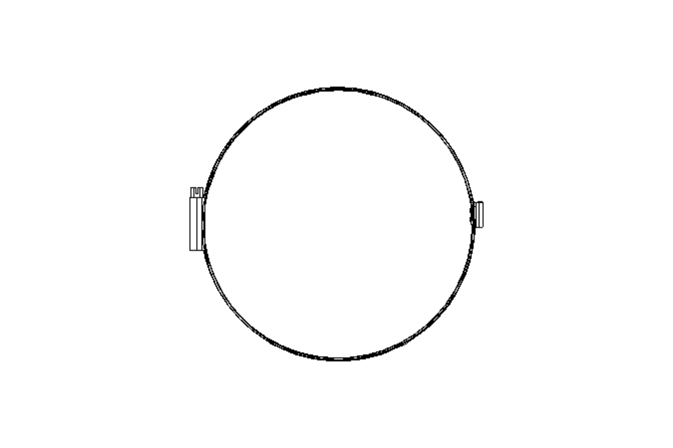 Clamp D=130-150 B=9