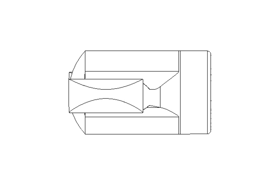 Wing knob M6 inside thread