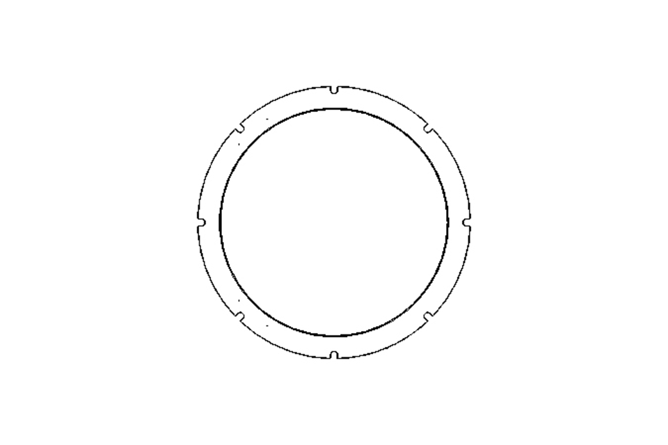 Junta de anillo TVY 95x114x6,5 PTFE