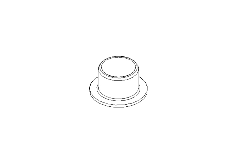 Plain bearing bush GFM 12x14x20x10x1