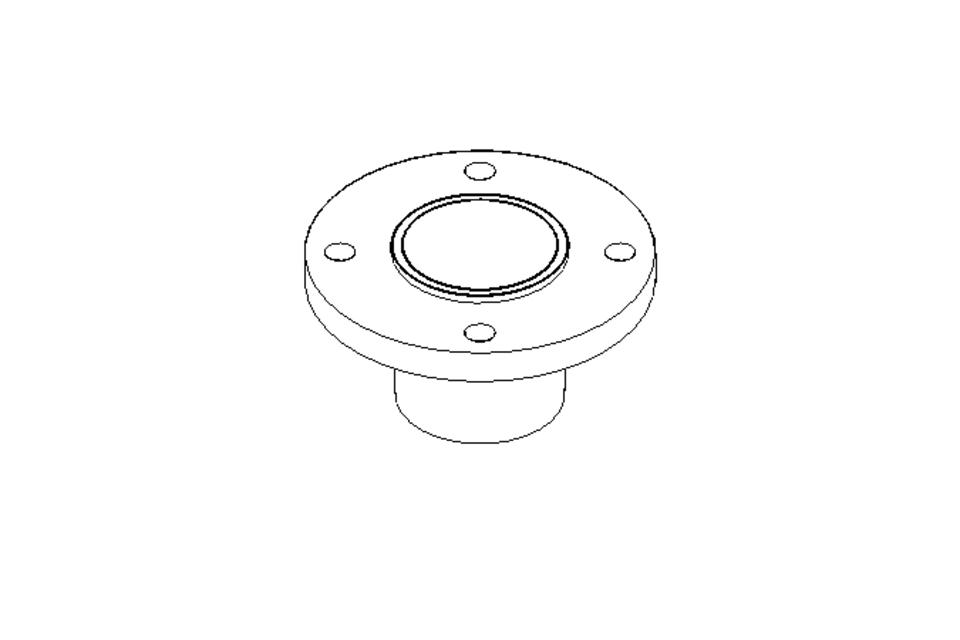 FLANGE DN40 ISO FORM V 1.4539