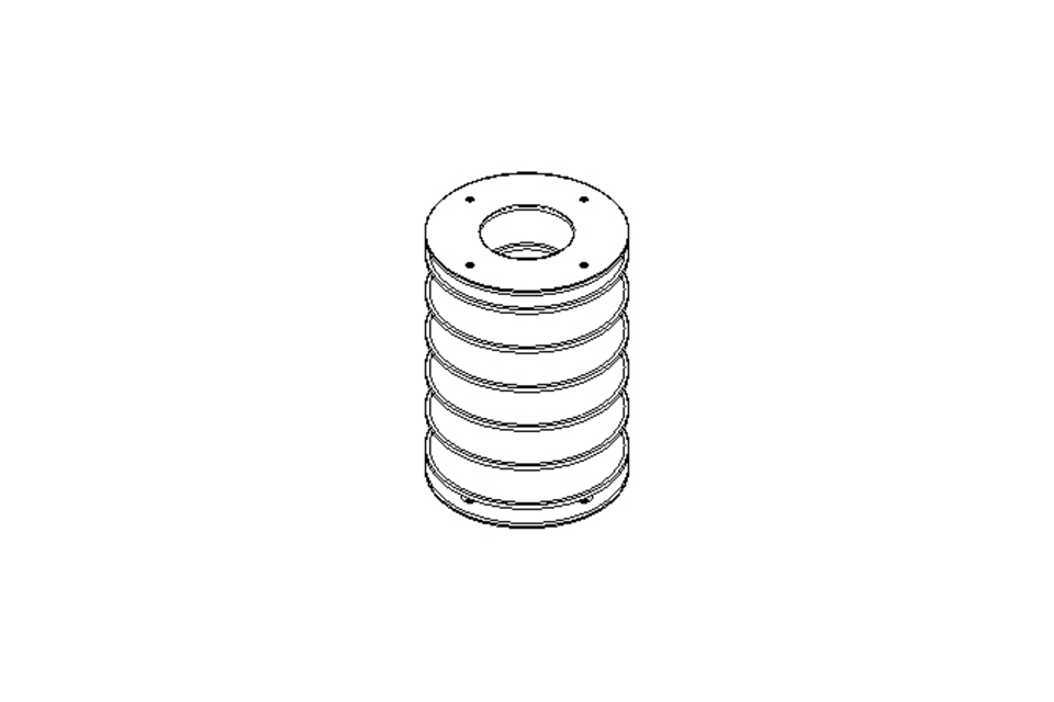 Rubber bellows L=28-146 d=48