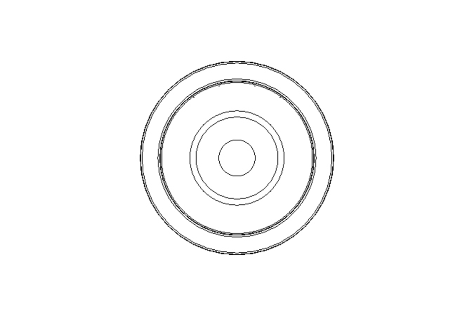 Rubber bellows L=46.2 D=61