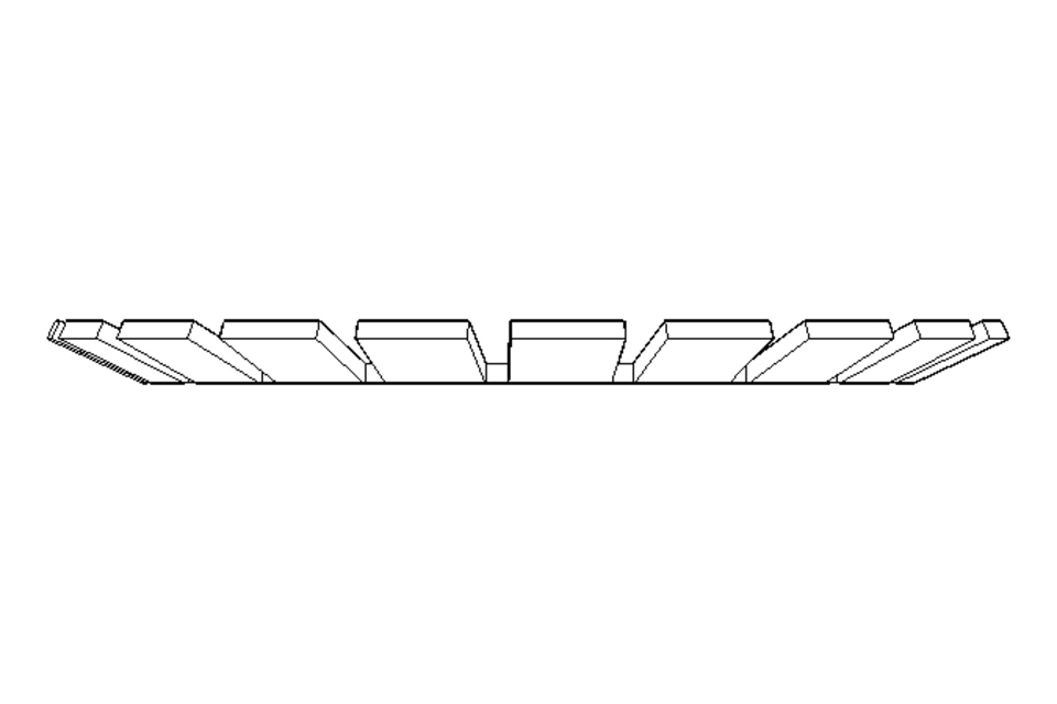 Locking bracket MB8 40x62 St-Zn DIN5406