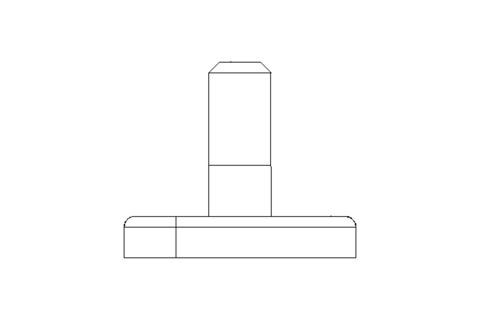 Hammerkopfschraube M6x15 A2