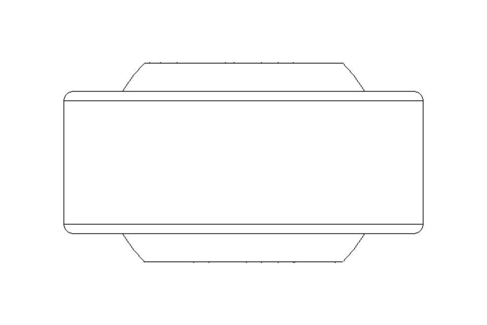 Spherical plain bearing GLXSW 16x38x21