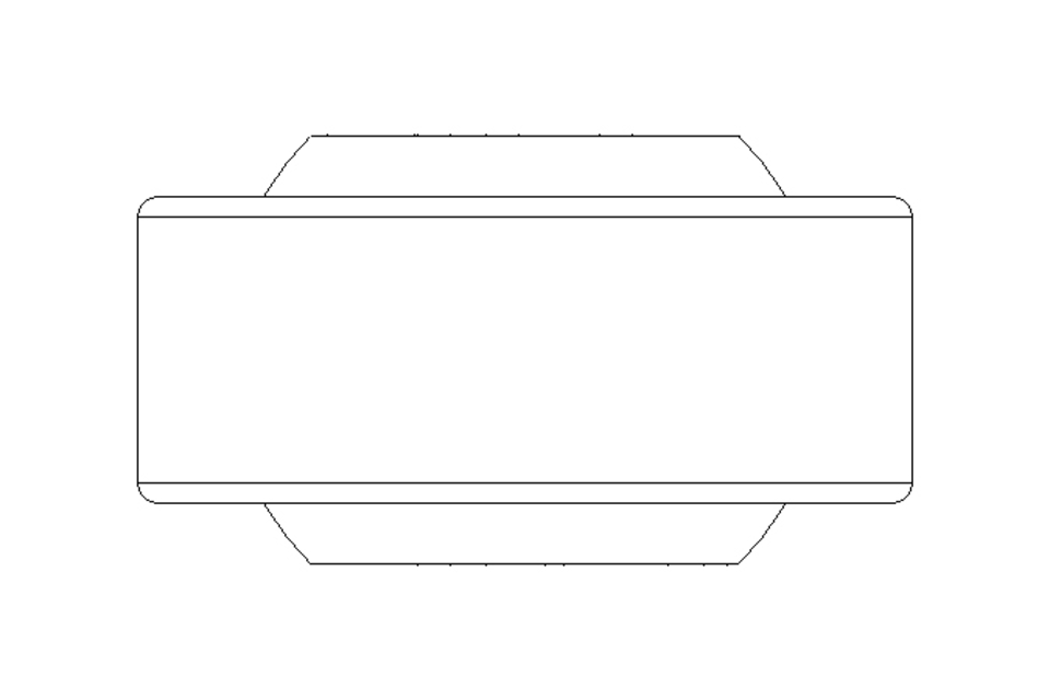 Spherical plain bearing GLXSW 16x38x21