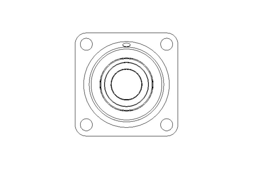 Flange bearing PCF 35/38.9x118