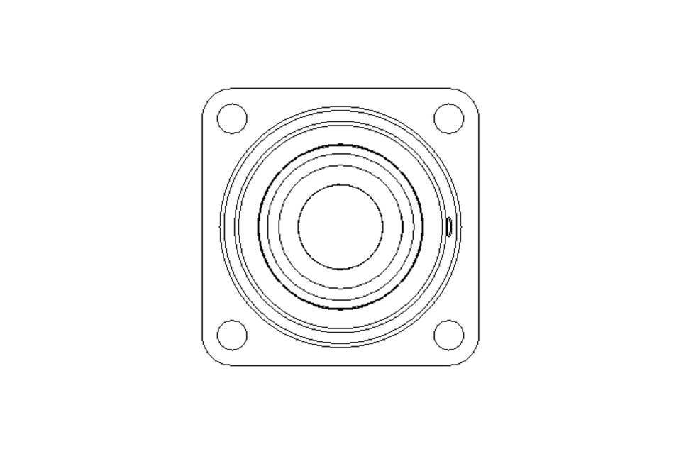 Flange bearing PCJ N 40/43.7x130