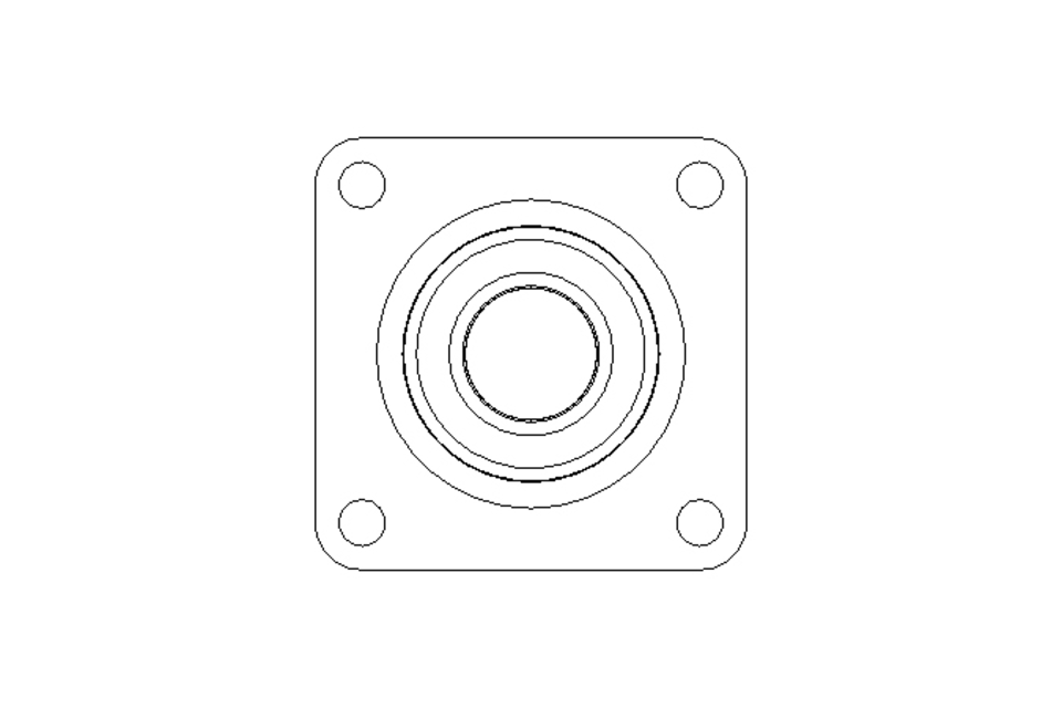 Flange bearing PCF 40/43.7x130