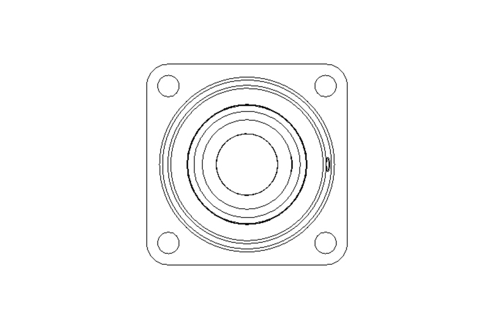 Flange bearing PCF 40/43.7x130