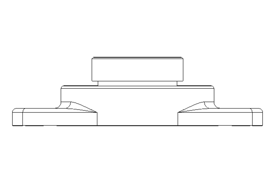 Flange bearing PCFT 50x116x43.7