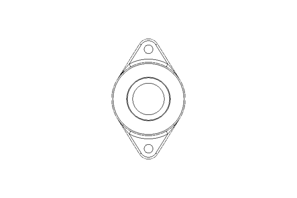 Flange bearing PCFT 50x116x43.7