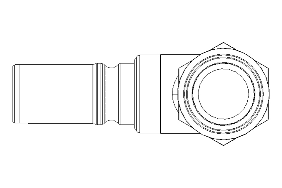 HOSE COUPLING  1/4