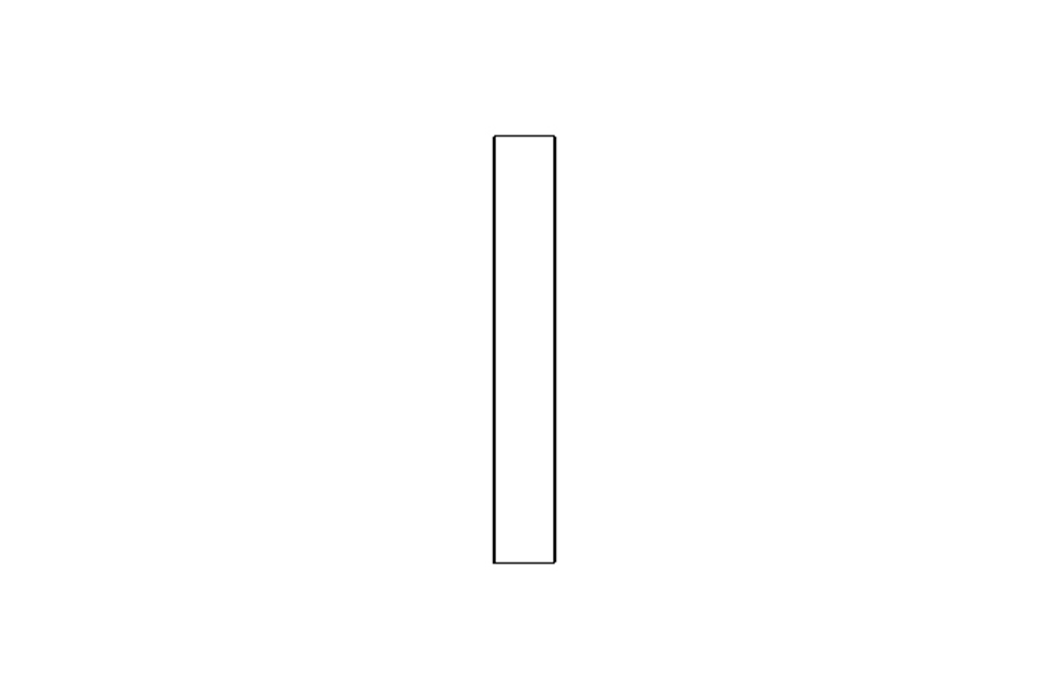 Shaped seal S=12 B=12 PTFE