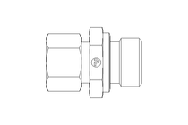 Pipe screw connector L 12 G1/2" 1.4571