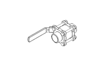 Ball valve operated manually ZE311066