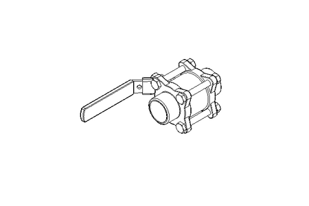 Ball valve operated manually ZE311066