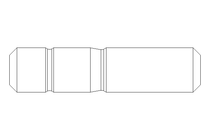 Goujon fileté M12x40 DIN938-ZnNi/T2/720h