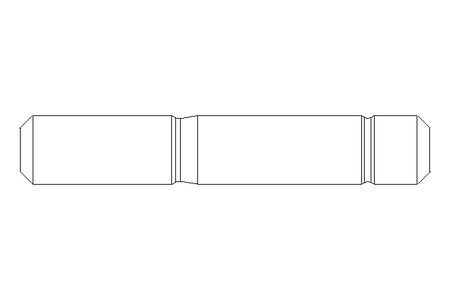 Goujon fileté M10x50 A2 DIN938