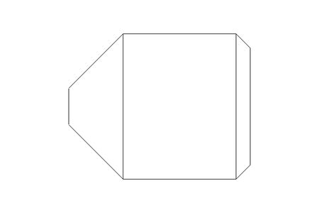 Parafuso sem cabeça M8x10 A2 DIN914