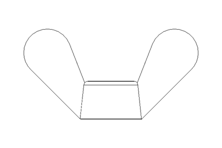 Wing nut M12 A2 DIN315