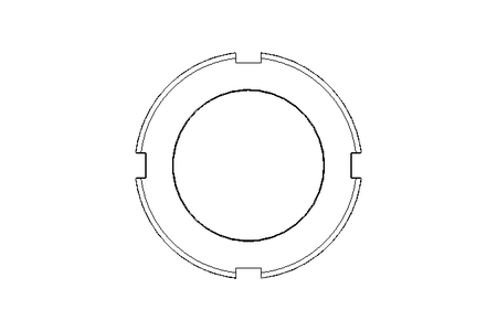 Гайка с пазом M30x1,5 ST