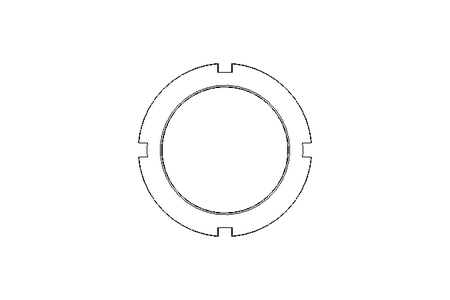 Slotted nut M90x2 ST