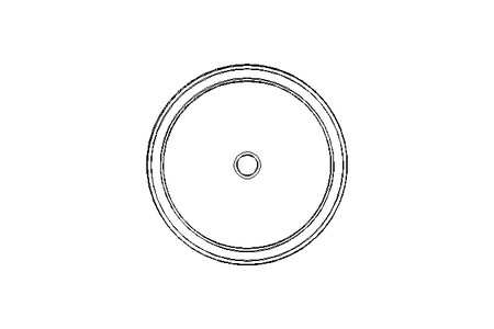 Cobertura cega DN100 CNS DIN 11851